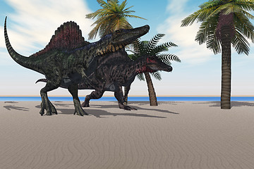Image showing Spinosaurus Walking