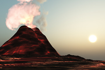 Image showing LIVING VOLCANO