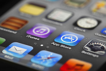 Image showing iPhone apps and app store