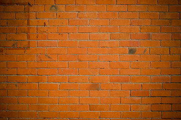 Image showing Red brick wall texture