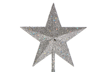 Image showing Silver Christmas star