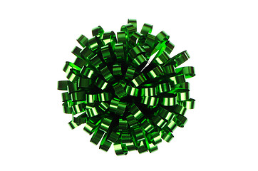 Image showing Packaging green bow