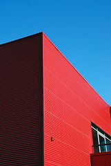 Image showing House wall made of tin. 