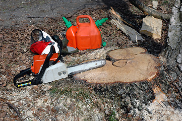 Image showing Chain saw