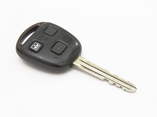 Image showing Car key, object isolated on white background .