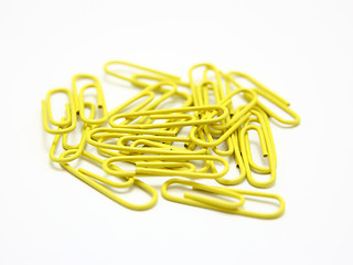 Image showing Color paper clips 