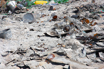 Image showing City dump: the demonstration of environmental problems