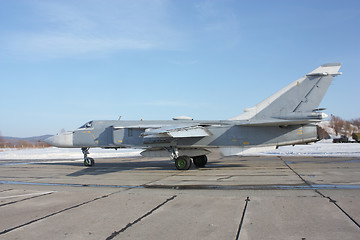 Image showing Su-24 Fencer on take off