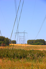 Image showing electrical grid near field