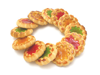 Image showing Cookies with a stuffing