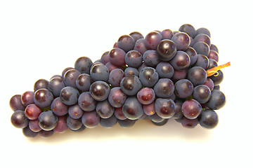 Image showing Grapes on white background