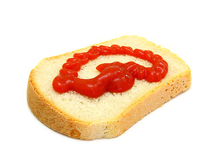 Image showing Healthy sandwich with Ketchup 