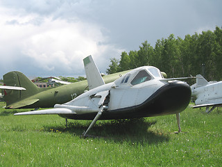 Image showing Moscow, Monino, Russia, the plane of war an a parking