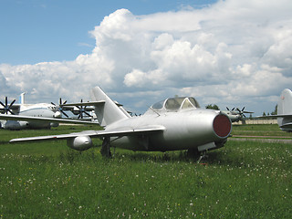 Image showing Moscow, Monino, Russia, the plane of war an a parking