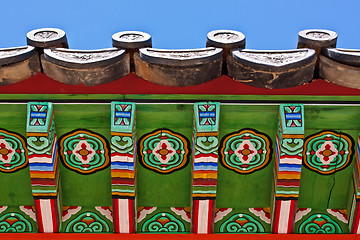 Image showing Roof of Asian Temple