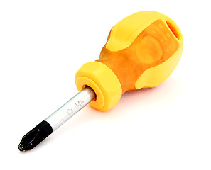 Image showing Screwdriver isolated on a white background