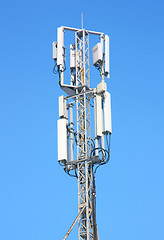 Image showing Aerial mobile communication  