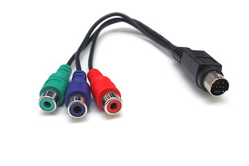 Image showing audio video cables