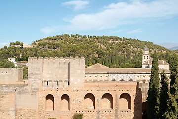 Image showing The Alhambra in Granada, Spain