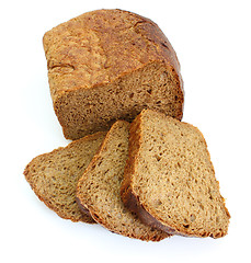 Image showing Black rye bread