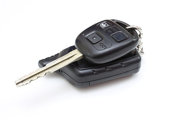 Image showing The key from the car with buttons