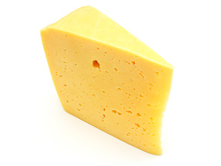 Image showing A piece of Swiss cheese 