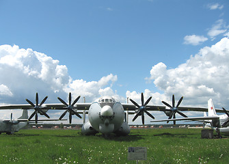 Image showing Moscow, Monino, Russia, the plane of war an a parking