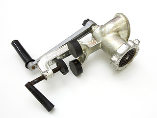 Image showing close up of meat grinder 