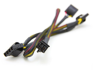 Image showing Hard disk drive power cables