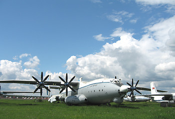 Image showing Moscow, Monino, Russia, the plane of war an a parking