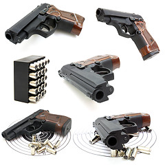 Image showing Set of pistol 