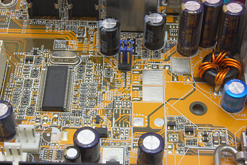 Image showing Close-up mother board