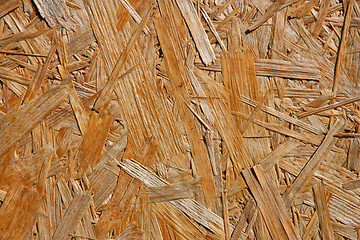 Image showing old yellow wood shavings background