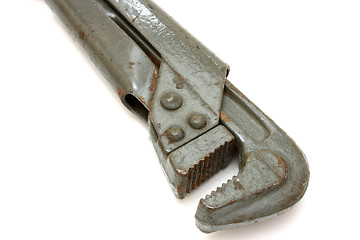 Image showing The big metal wrench 