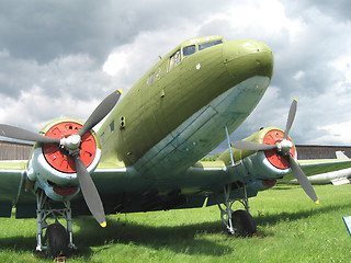 Image showing Moscow, Monino, Russia, the plane of war an a parking