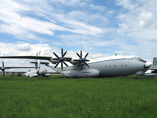 Image showing Moscow, Monino, Russia, the plane of war an a parking