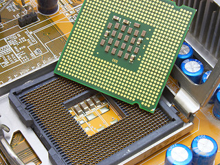 Image showing Close-up mother board