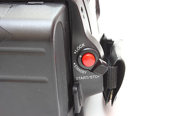 Image showing Black videocamera