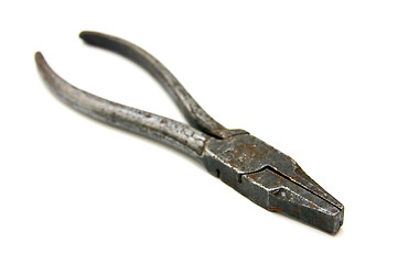 Image showing Flat-nose pliers  on a white background