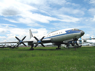 Image showing Moscow, Monino, Russia, the plane of war an a parking