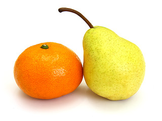 Image showing Mixed Fruits Isolated on White