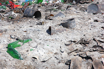 Image showing City dump: the demonstration of environmental problems