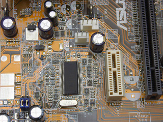 Image showing Close-up mother board