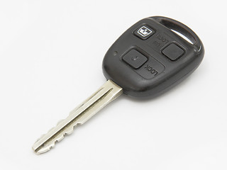 Image showing Car key, object isolated on white background .