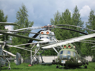 Image showing Moscow, Monino, Russia, the plane of war an a parking