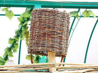 Image showing The wattled basket