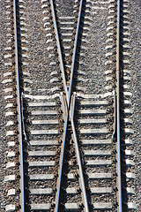 Image showing Railway Tracks and Switch