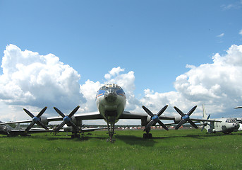 Image showing Moscow, Monino, Russia, the plane of war an a parking