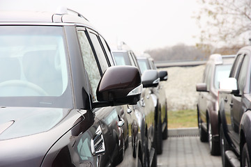 Image showing Group of cars 