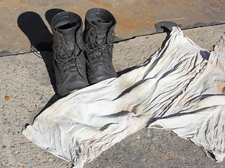 Image showing Soldier's boots